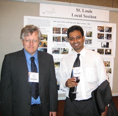 Keith Stine, advisor, and Arindam Roy, Chair, represented the YCC chapter at the Washington, DC, national meeting where they accepted the “Best new local section YCC” ChemLuminary Award on behalf of the St Louis Section.