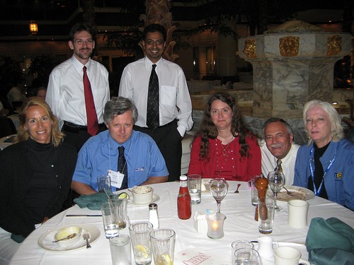 Section members in attendance at ChemLuminary Awards (seated or kneeling, l to r): Alexa Serfis, Keith Stine, Lisa Balbes, Bill Doub, Donna Friedman; (standing): Eric Bruton, Arindam Roy