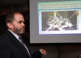 Jeffrey Cornelius, 2011 Chair, presenting his talk Chemistry and Art