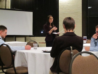 Deborah Lee leads the workshop activities