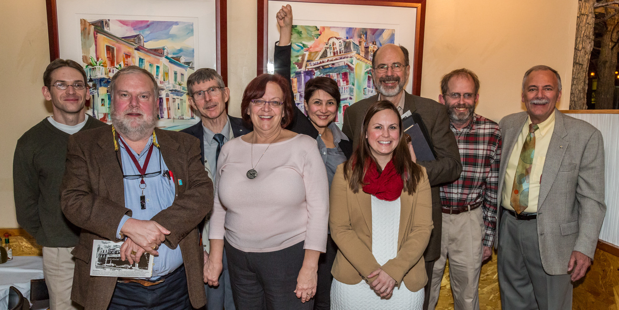 Some, but not all, of the past, present, and future Chairs in attendance at Continuity