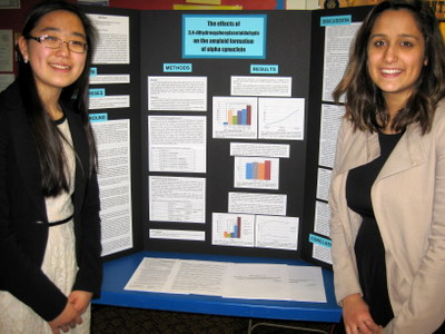 Yushin Lee and Sydney Thomas of Fort Zumwalt North High School