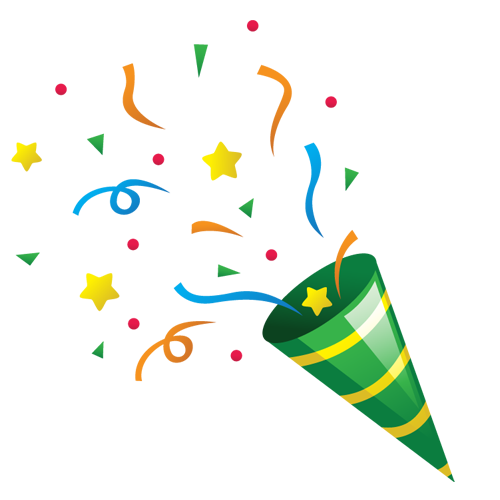 celebrate party horn