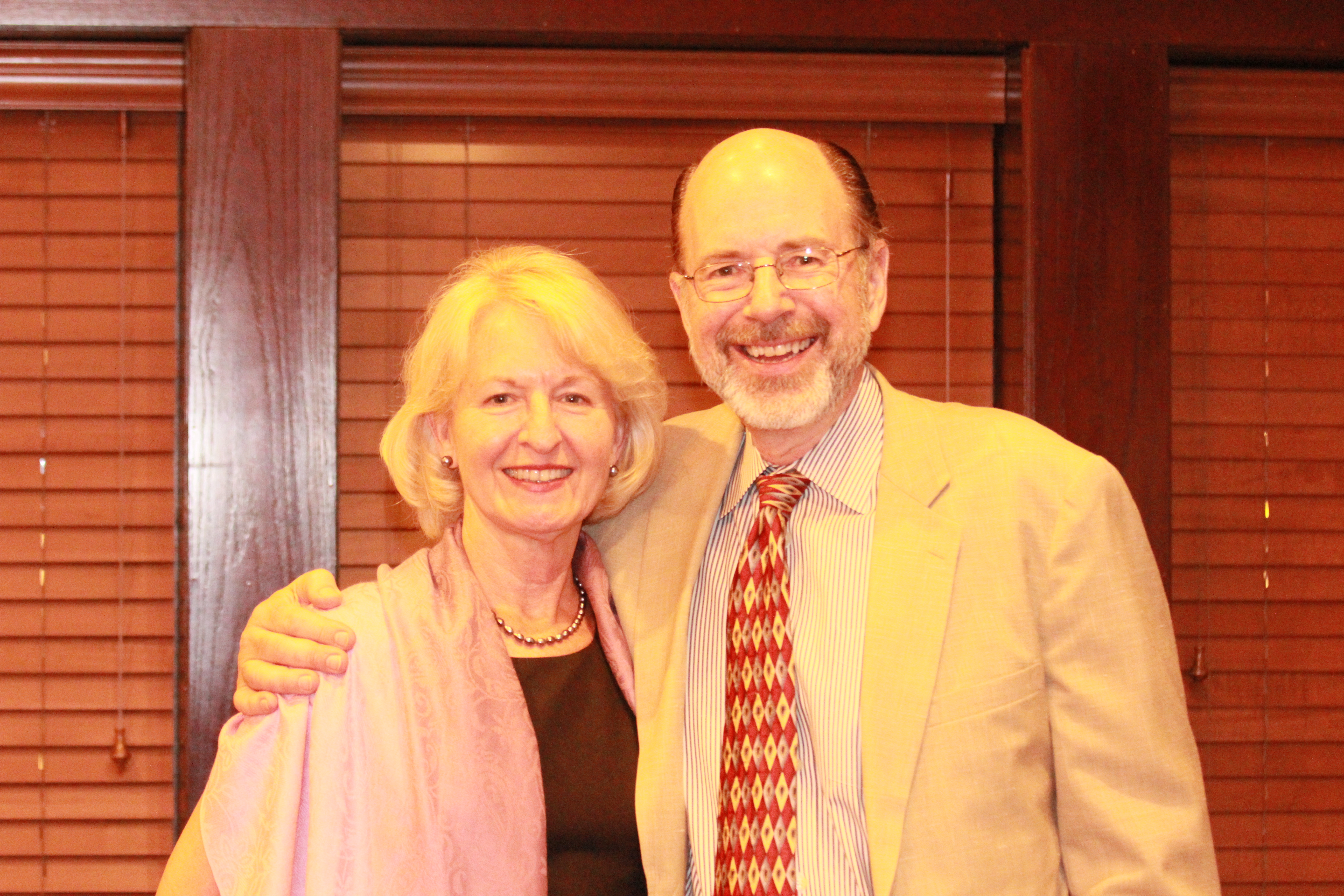 Joe doesn't make many appearances without his right-hand spouse, Brenda