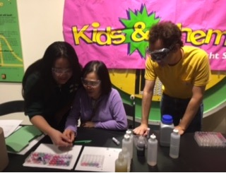 Participants at the 2016 Science SPOOKACULAR event: Chemical tests-Magic or Science?