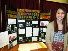 Third Place Grades 9-12: Dinah Pimentel, Grade 9, Alton High School, Alton, IL. 2015 Illinois Junior Academy of Science Region 12 Science Fair