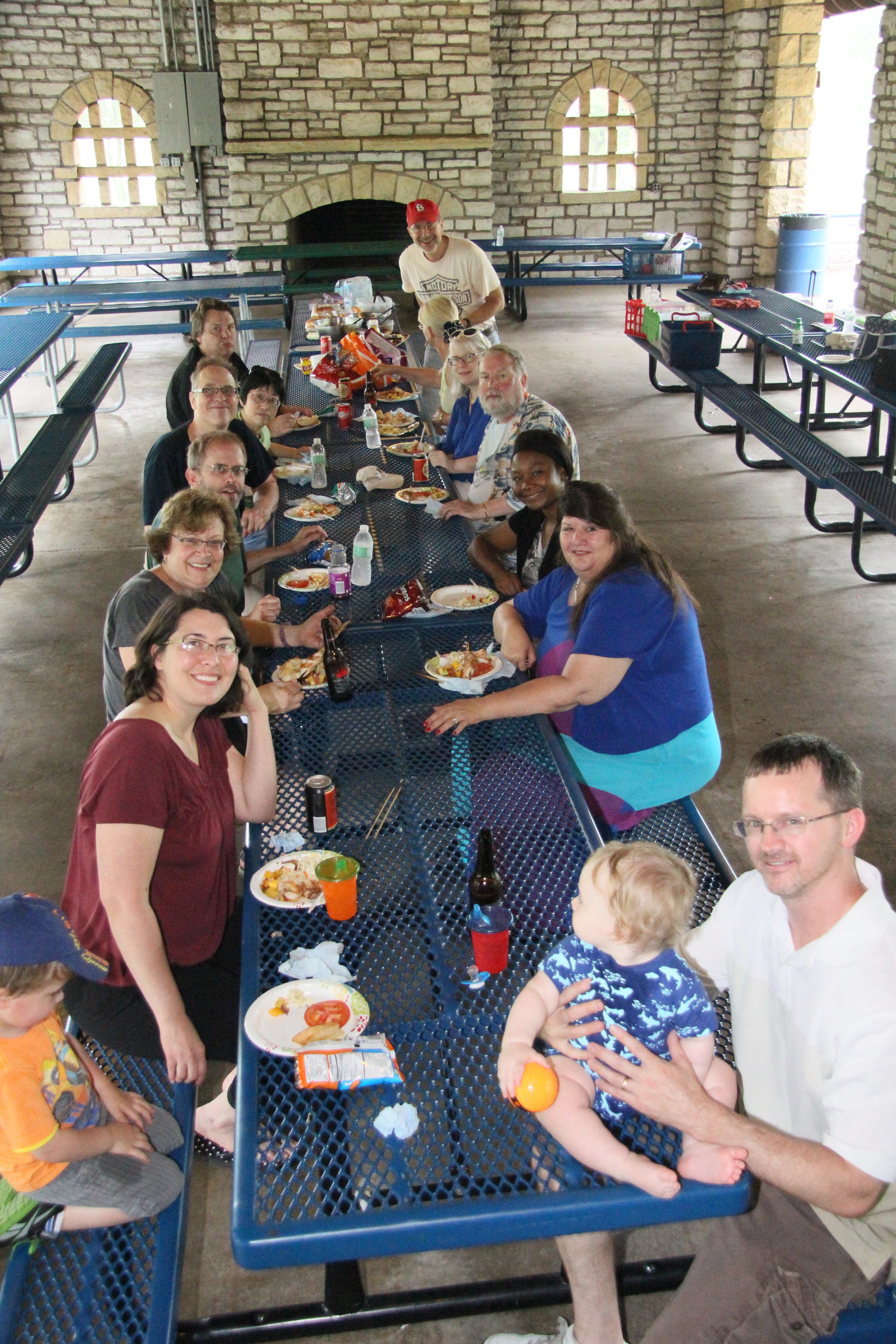 STL-ACS annual picnic 14 June 2015, group photo 2
